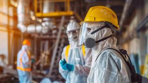 HVAC technician inspecting heating system in Meridian, ID home